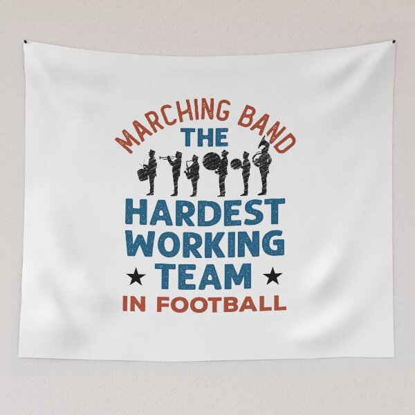 Artikelvorschau, Marching Band ist die am härtesten arbeitende Mannschaft im Fußball entworfen und verkauft von jaygo.