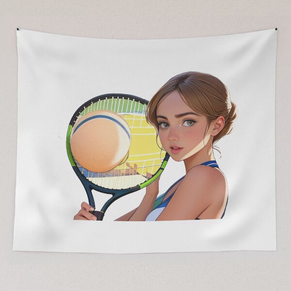 Item preview, Beautiful Tennis Player Girl in Wimbledon. designed and sold by arfazel-shutter.