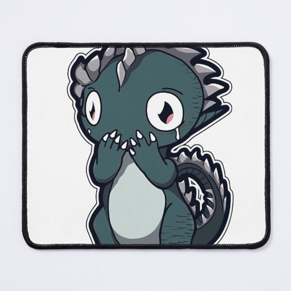 Item preview, Frightened Dragon | White Scales | Nervous and Timid Personality designed and sold by PaintbrushPlace.