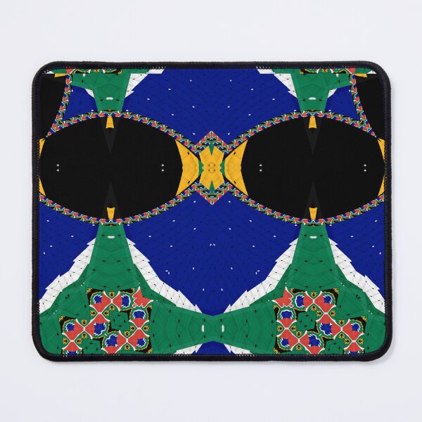 Item preview, Attractive original abstract geometric artwork, inspired by the South African flag in a vintage style. designed and sold by Ralek.