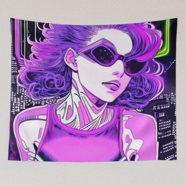 Item preview, Retro Anime Character designed and sold by KalipsoArt.