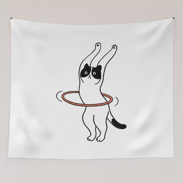 Item preview, Hula Hoop Cat designed and sold by bignosework.