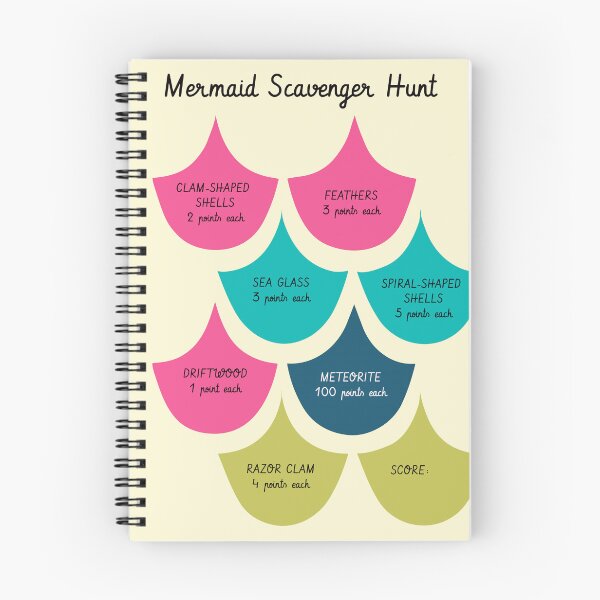 Item preview, Beach Mermaid Scavenger Hunt designed and sold by SamJanner.