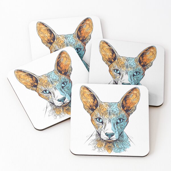 Item preview, Agilitywear: Playful Activity-Themed Designs for Energetic Oriental Shorthair Cat designed and sold by DooodleGod.
