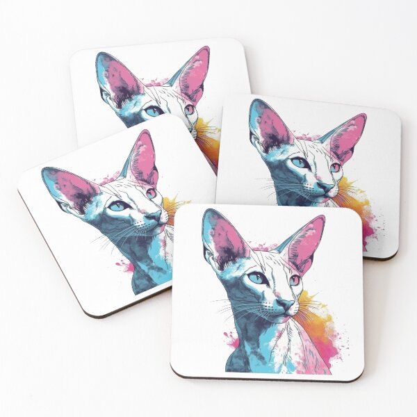 Item preview, Oriental Purr-fection: Playful Cat Design for Active Felines & Their Loyal Companions designed and sold by DooodleGod.