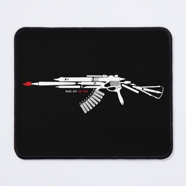 Item preview, Make art not war | white designed and sold by ModernPacifist.