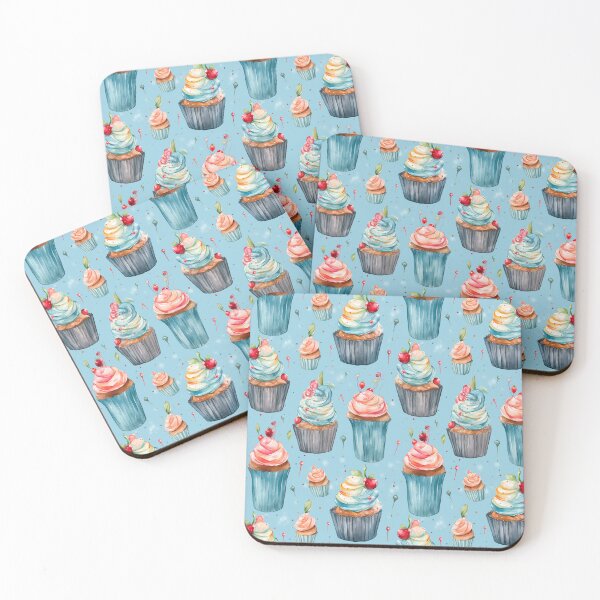 Item preview, Festive cupcake Print Background designed and sold by PaperieJennifer.