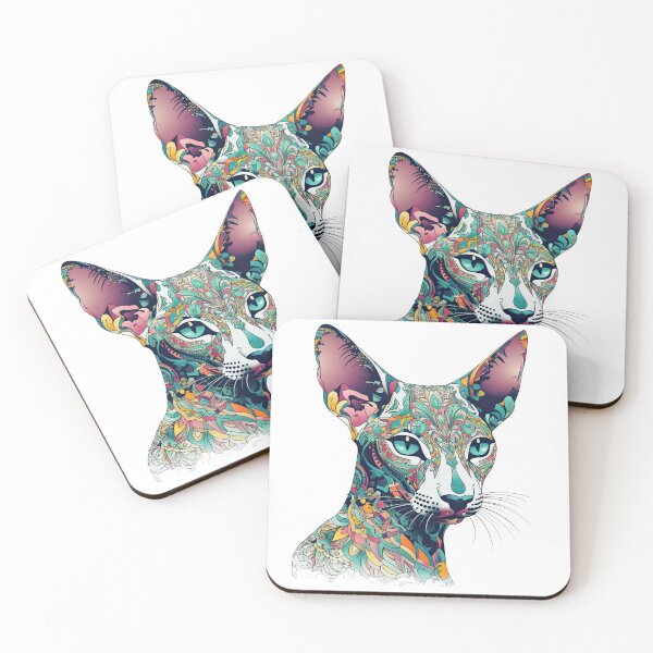 Item preview, Feline: Sleek AI-Inspired Oriental Shorthair Cat designed and sold by DooodleGod.