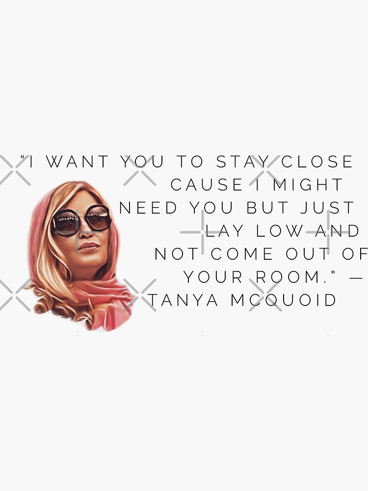 Tanya McQuoid White Lotus Quotes  Sticker for Sale by livetogether