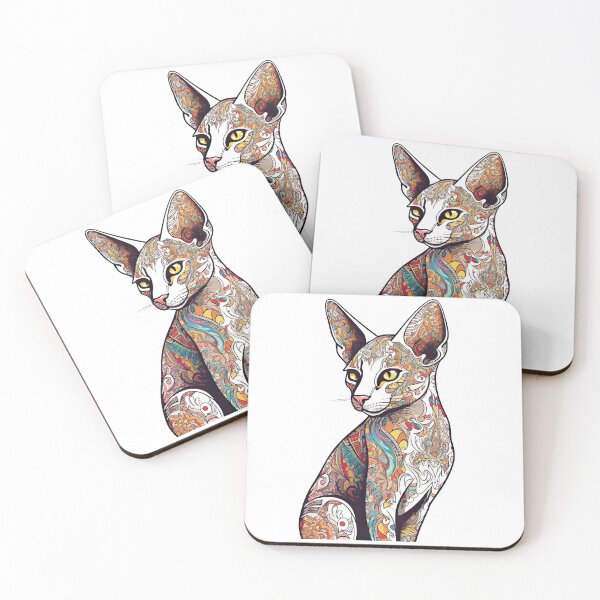 Item preview, Design for Your Oriental Shorthair Cat- Sleek Vector Art inspired by AI technology, Pet-friendly designed and sold by DooodleGod.