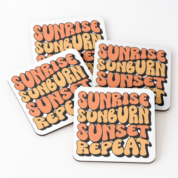Item preview, Sunrise sunburn sunset repeat designed and sold by irinatsy.