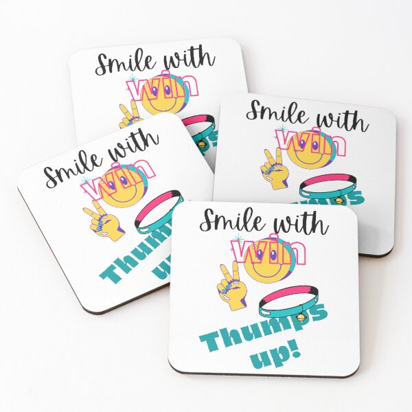 Item preview, smile with win thumbs up! designed and sold by CoBohoDesigns.