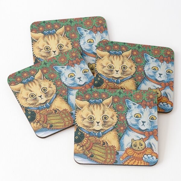 Item preview, Mystical Feline Delight: Louis Wain's Artistic Wonder Sticker designed and sold by BeniSof.