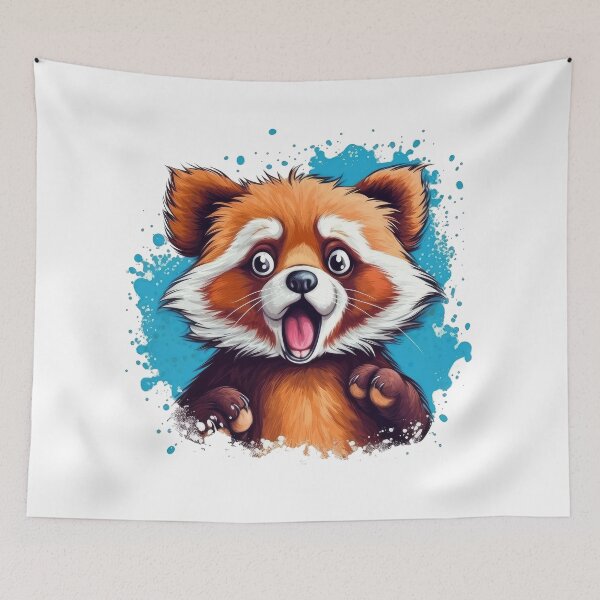 Item preview, Panda rojo_Baby Bear_surprised designed and sold by LynnePham.