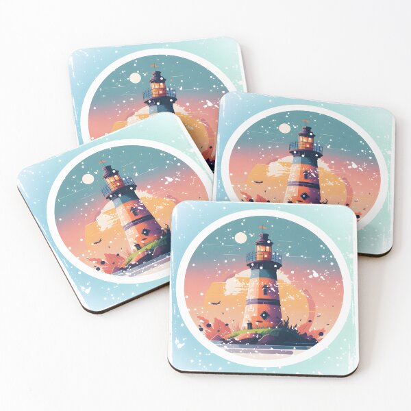 Item preview, Lighthouse with scattered white spots designed and sold by GediaPrints.