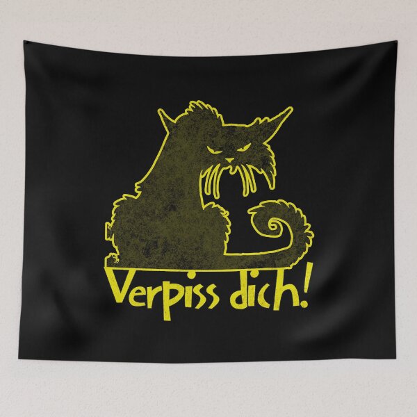 Item preview, fuck off cat designed and sold by Dunkelflaute.