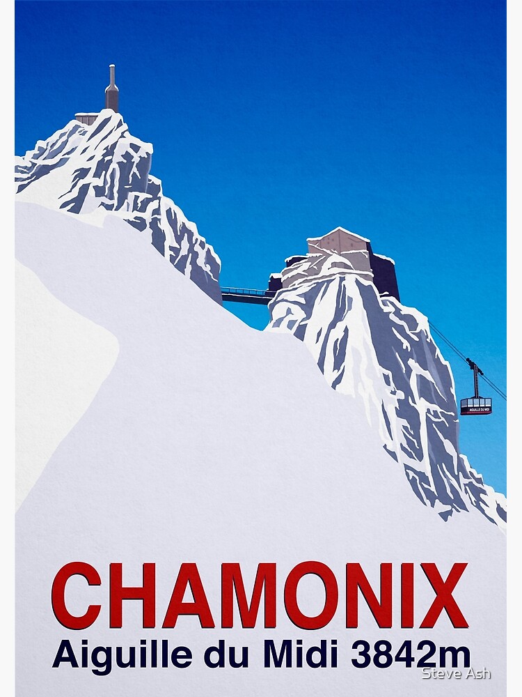 Disover Chamonix Premium Matte Vertical Poster