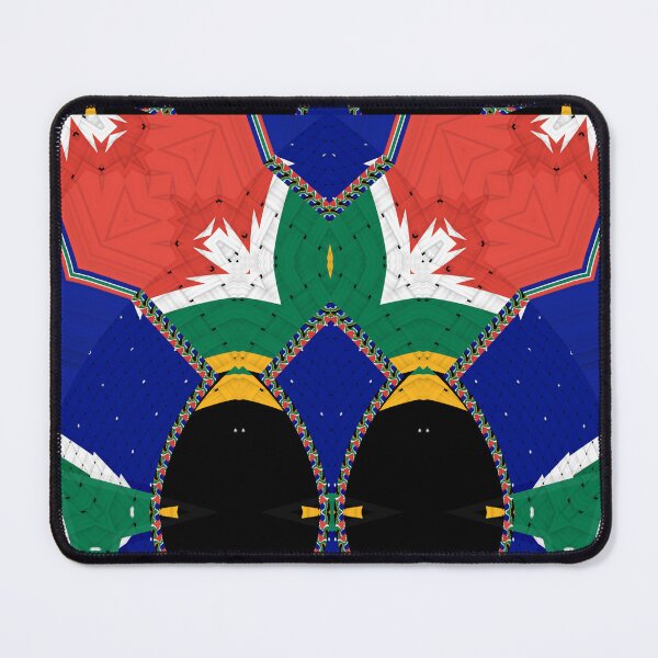 Item preview,  Attractive original abstract geometric artwork, inspired by the South African flag in a vintage style. designed and sold by Ralek.