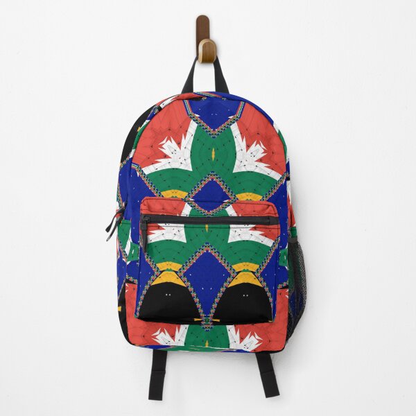 Item preview, Attractive original abstract geometric artwork, inspired by the South African flag in a vintage style. designed and sold by Ralek.