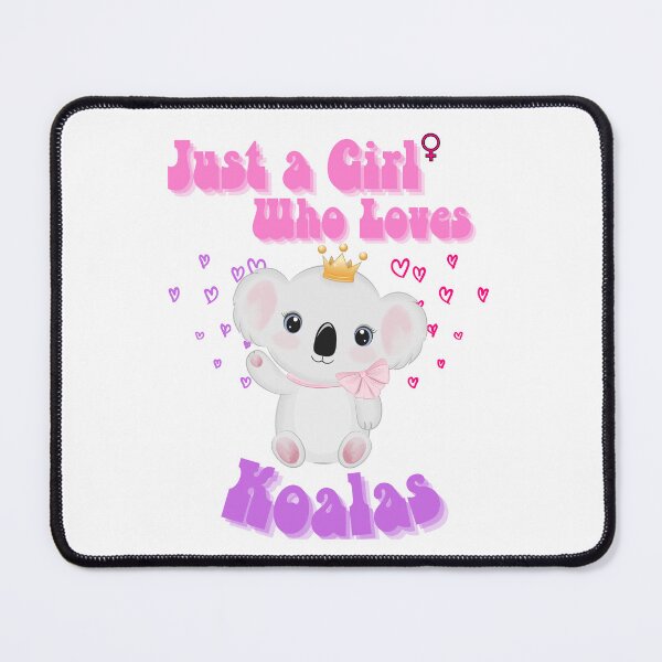 Item preview, Just a Girl Who Loves Koalas designed and sold by DesignedToATee.