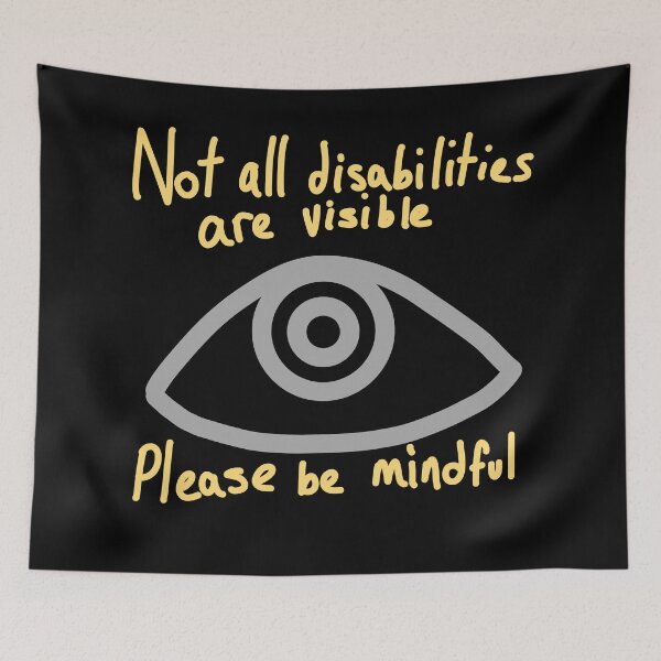 Item preview, Not All Disabilities Are Visible designed and sold by Boxer-n-co.
