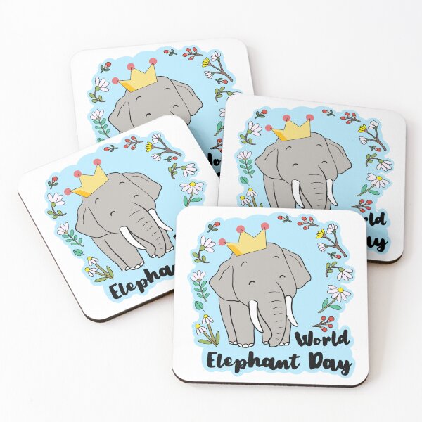 Item preview, World Elephant Day! designed and sold by IdinDesignShop.