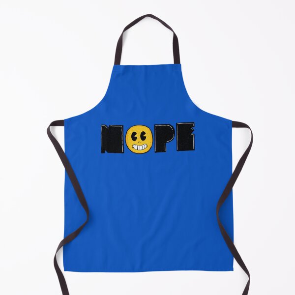 Item preview, NOPE, Funny cartoony smiling face designed and sold by VibeInkDesign.