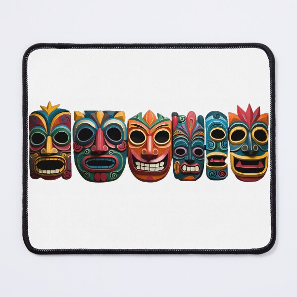 Item preview, Colorful Fiesta De La Tirana Chile Masks designed and sold by tropicaltee.