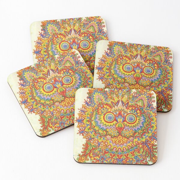 Item preview, Mystical Feline Delight: Louis Wain's Artistic Wonder Sticker designed and sold by BeniSof.
