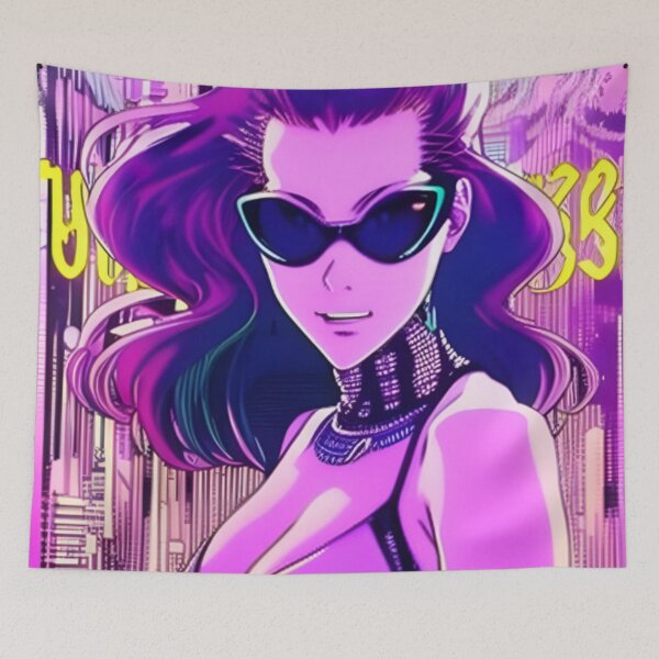 Item preview, Retro Anime Character designed and sold by KalipsoArt.