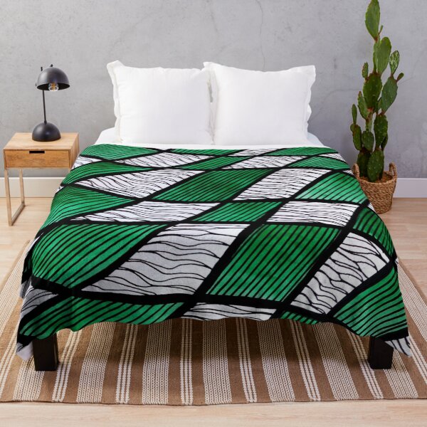 Item preview, Lines pattern with green watercolor designed and sold by InspiringLines.