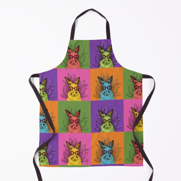 Item preview, Colorful Square Bunny Pattern designed and sold by Anonymous Badger.