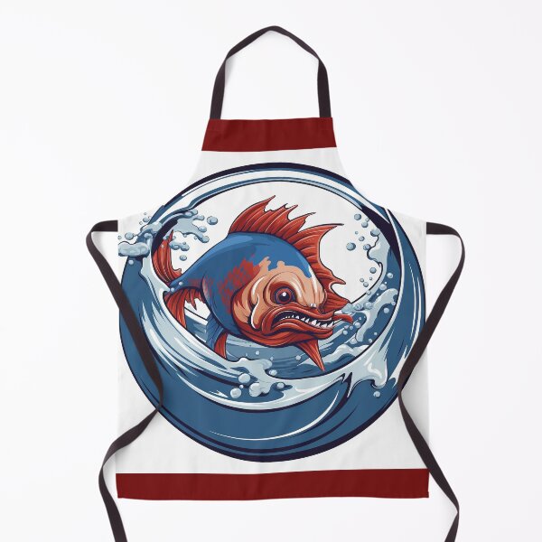 Item preview, very angry patriotic beta fish inside of a fish bowl designed and sold by posh1987.