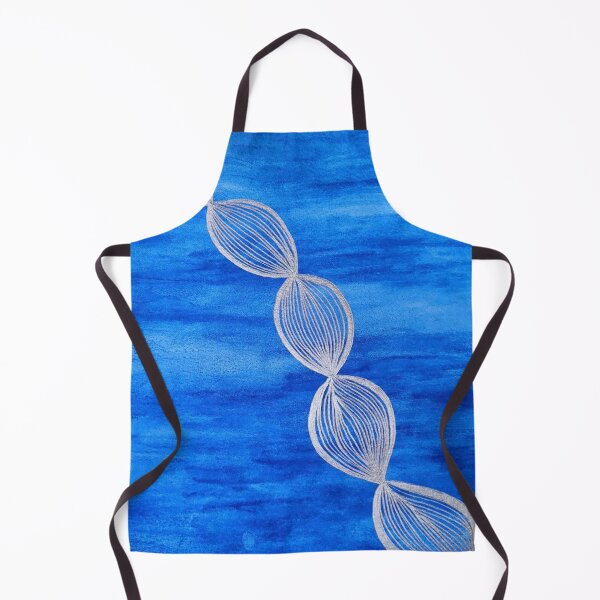 Item preview, Watercolor Blue Silver Lines designed and sold by InspiringLines.