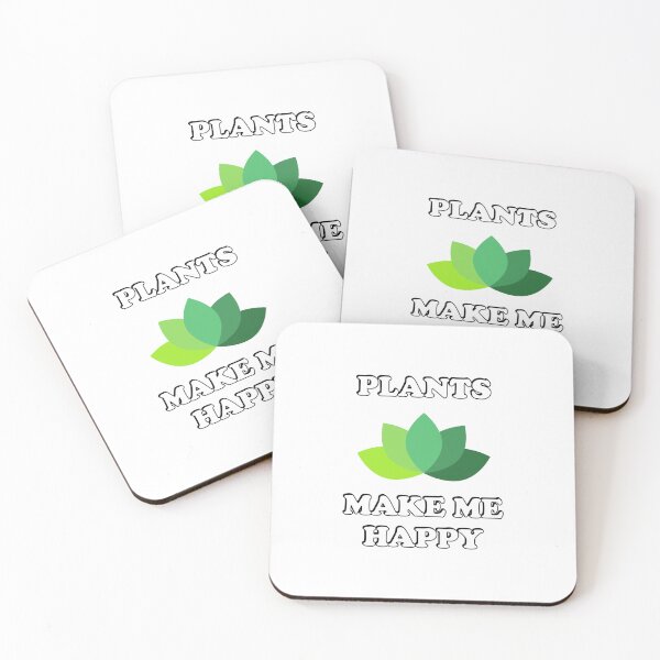 Item preview, Plants make me happy - plant lover gardener designed and sold by Inspirationmotivation.