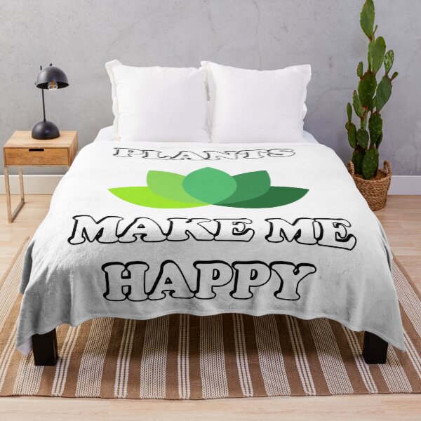 Item preview, Plants make me happy - plant lover gardener designed and sold by Inspirationmotivation.
