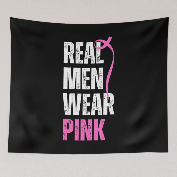 Item preview, Real Men Wear Pink Breast Cancer Awareness designed and sold by mariejosee22.