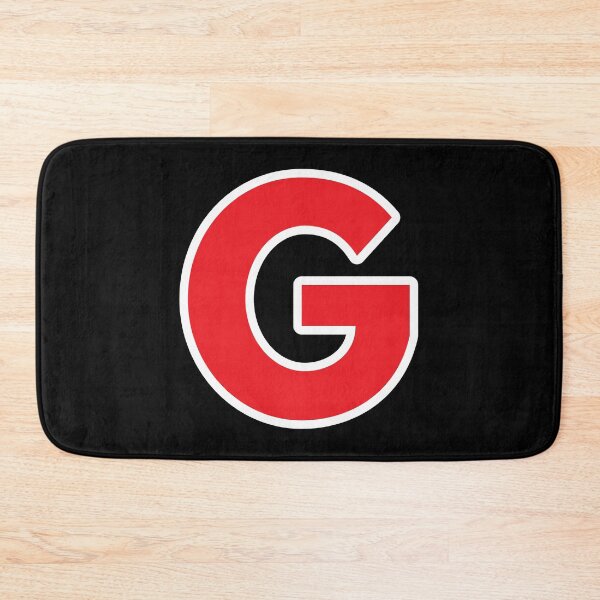 Item preview, G — Initial — The Letter G — Red and White designed and sold by GoodSequel.
