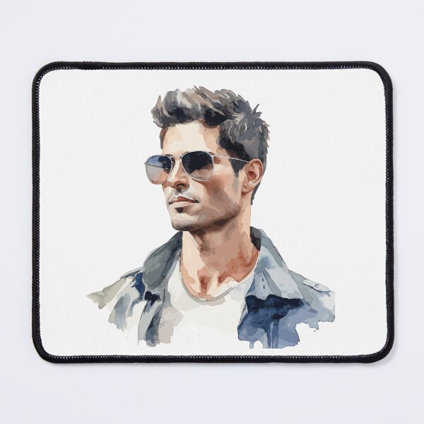 Item preview, Handsome Man Wearing Aviator designed and sold by suwarnaadi.