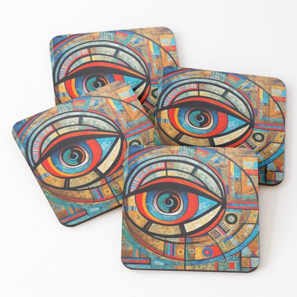 Item preview, All-Seeing Abstract: Visionary Gaze designed and sold by Moisky Art.