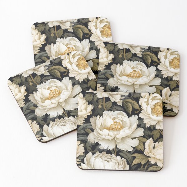 Item preview, Painterly peonies designed and sold by Adriano Carrideo.
