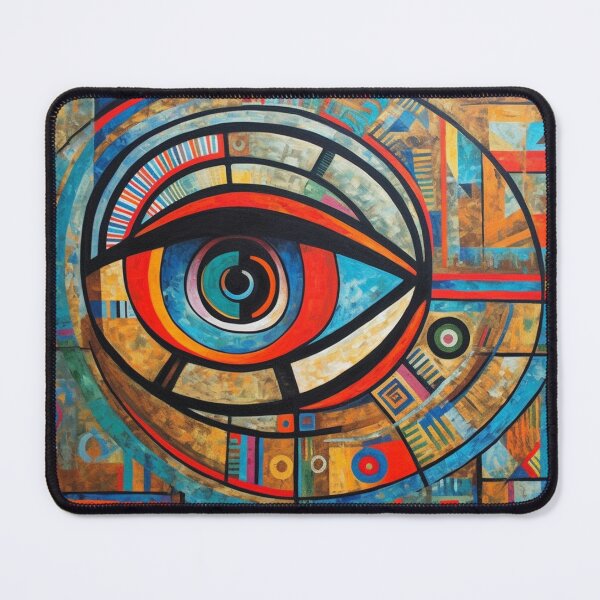 Artikelvorschau, All-Seeing Abstract: Visionary Gaze entworfen und verkauft von Moisky Art.