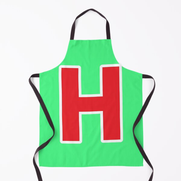 Item preview, H — Initial — The Letter H — Red and White designed and sold by GoodSequel.
