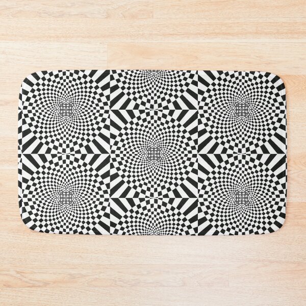 Item preview, Checker Board Mosaic - black & white designed and sold by CeriLodge.