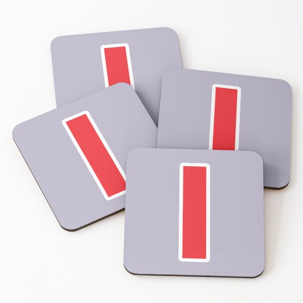 Item preview, I — Initial — The Letter I — Red and White designed and sold by GoodSequel.