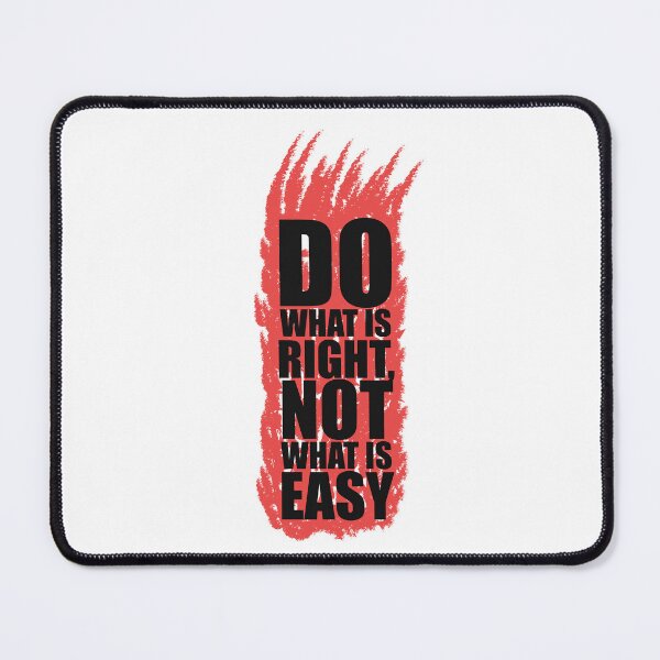 Item preview, Do What Is Right Not What Is Easy Inspirational Quotes Sticker, premium t-shirt designed and sold by vikyky.