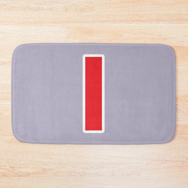 Item preview, I — Initial — The Letter I — Red and White designed and sold by GoodSequel.