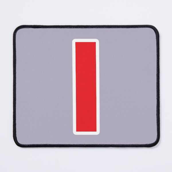 Item preview, I — Initial — The Letter I — Red and White designed and sold by GoodSequel.