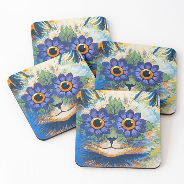Item preview, Mystical Feline Delight: Louis Wain's Artistic Wonder Sticker designed and sold by BeniSof.