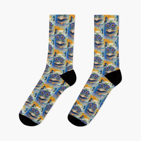 Item preview, Mystical Feline Delight: Louis Wain's Artistic Wonder Sticker designed and sold by BeniSof.